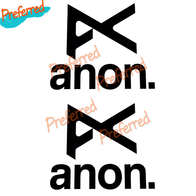 2x Ski Stickers - Anon Ski Ski - Sports Equipment Background ulasan dan harga